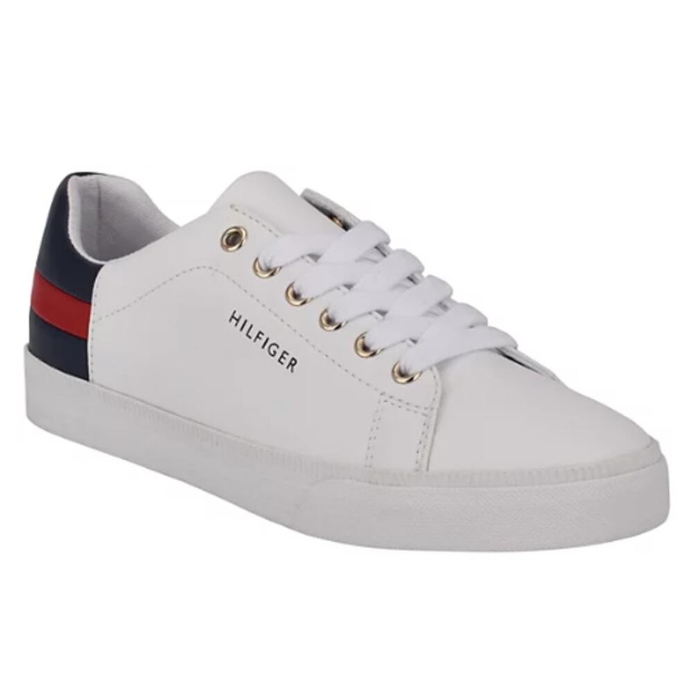 Tommy Hilfiger Women's Laddin Lace Up Sneakers White Size 8 M